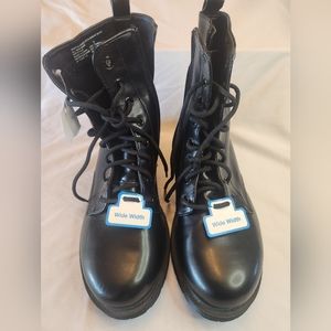 NWT Time and Tru Black Boots size 10 Wide